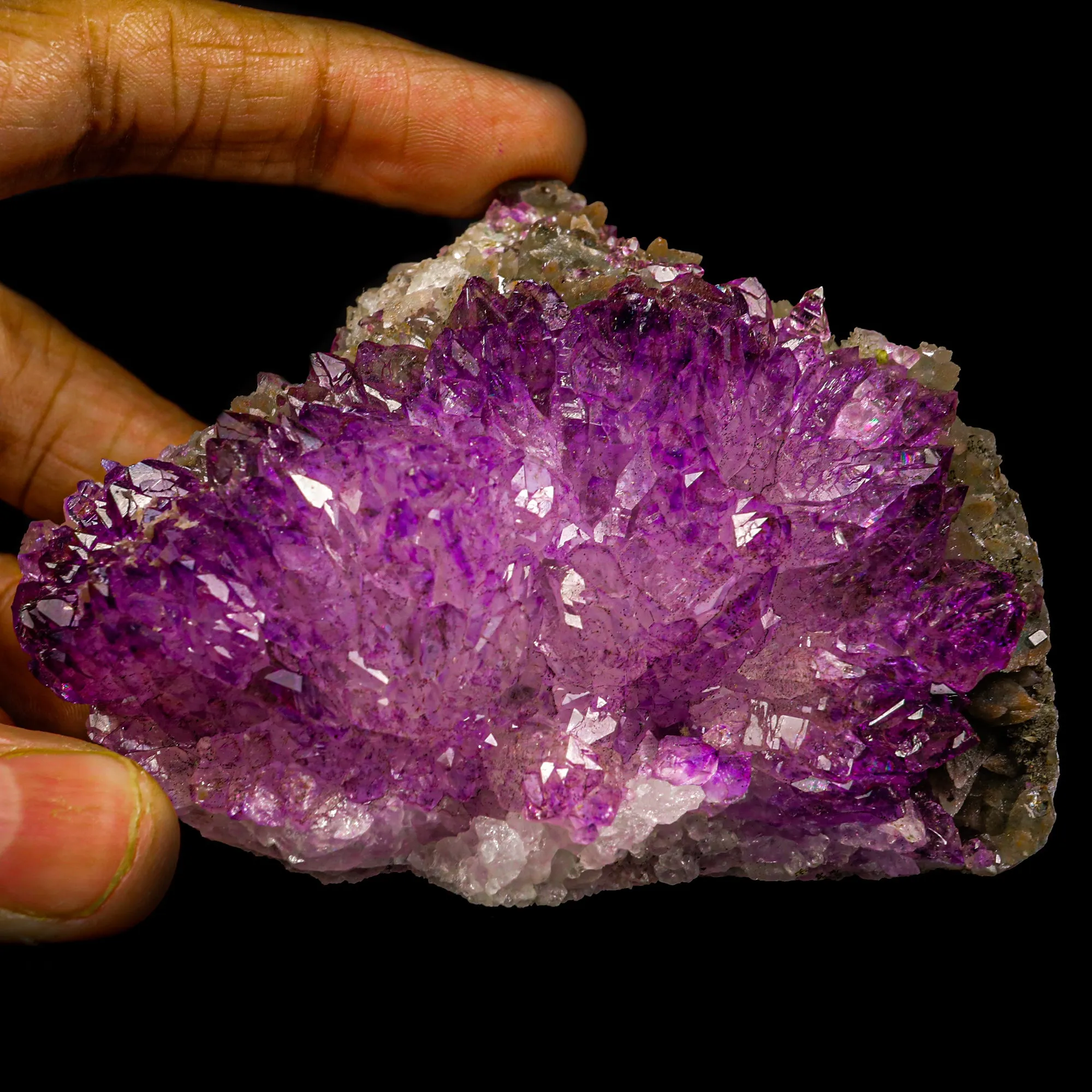 Rare Amethyst from Karur Natural Mineral Specimen - image 4