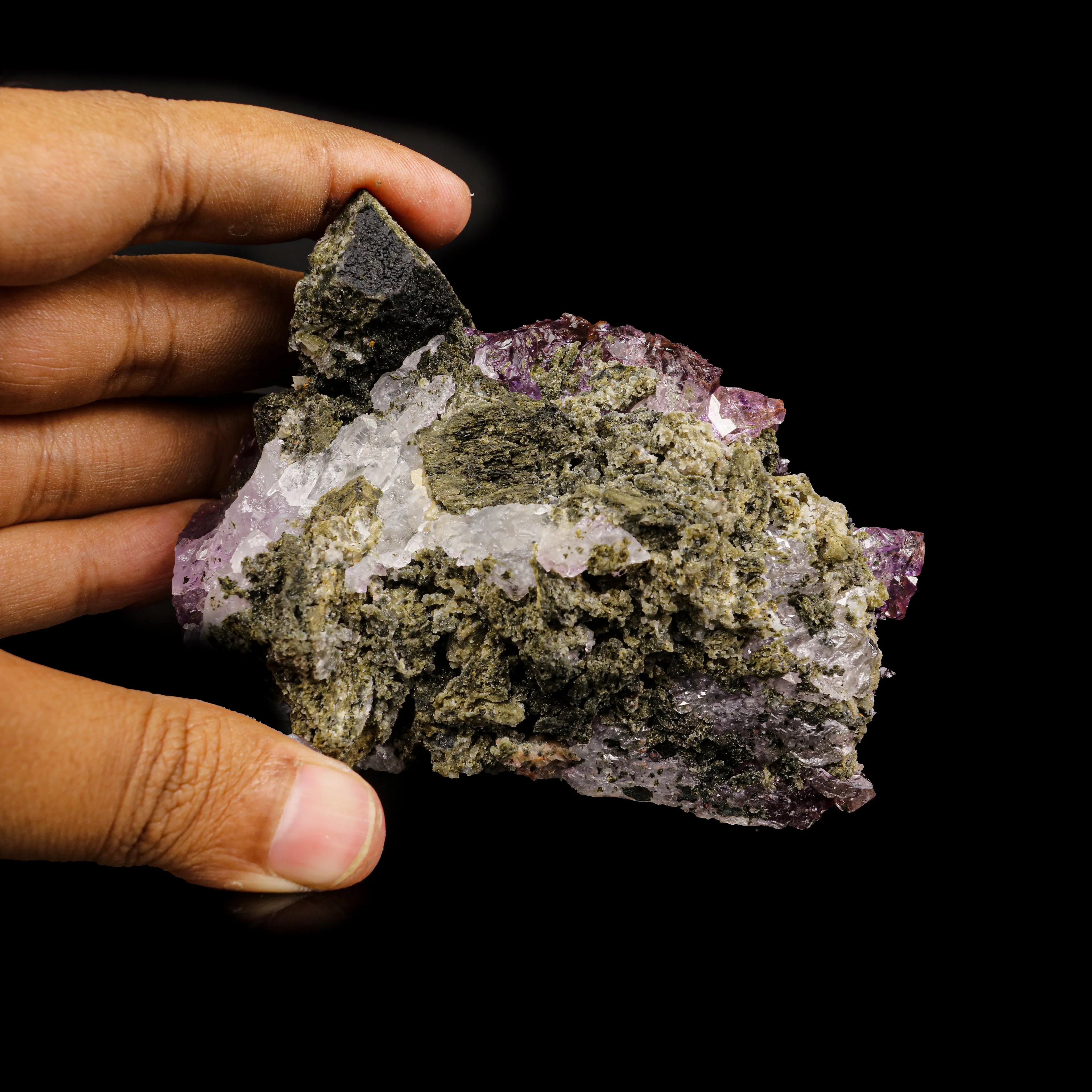 Rare Amethyst from Karur Natural Mineral Specimen - image 4