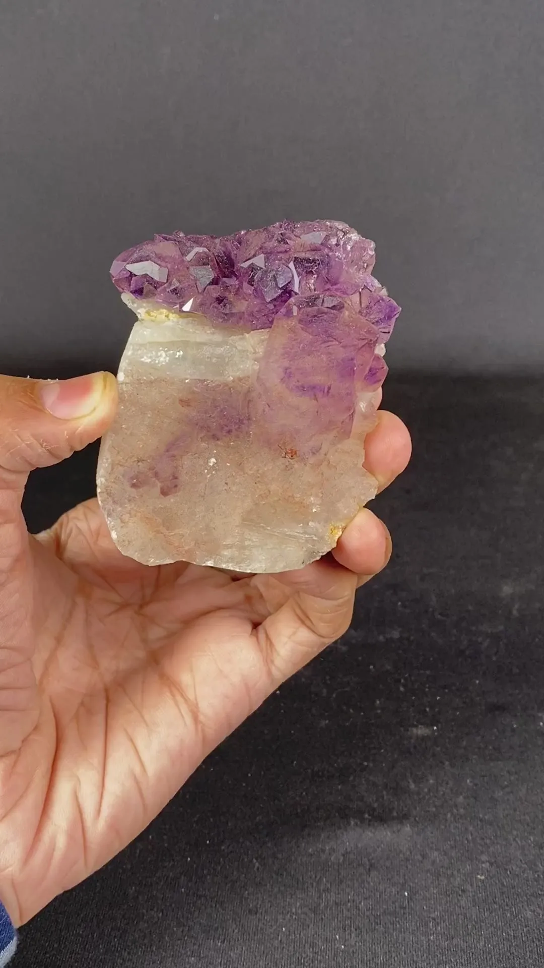Rare Amethyst from Karur Natural Mineral Specimen - image 5