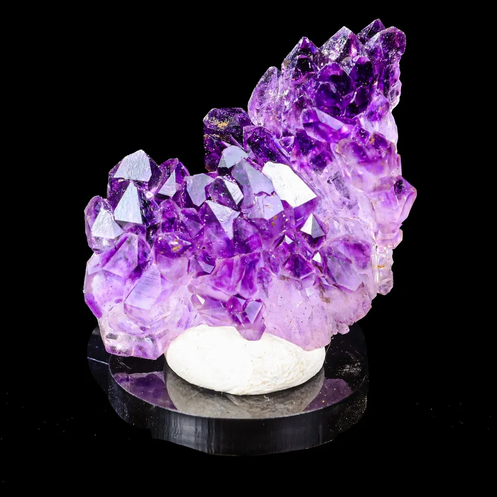 Rare Amethyst from Karur Natural Mineral Specimen image