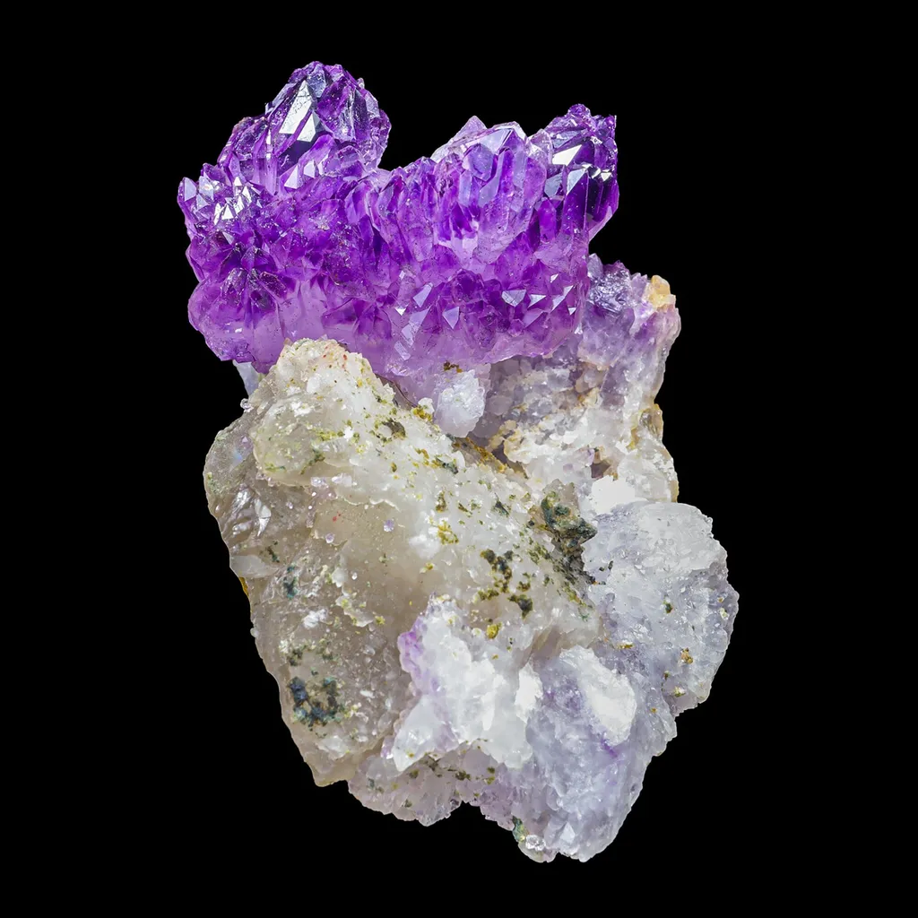 Rare Amethyst from Karur Natural Mineral Specimen USA image
