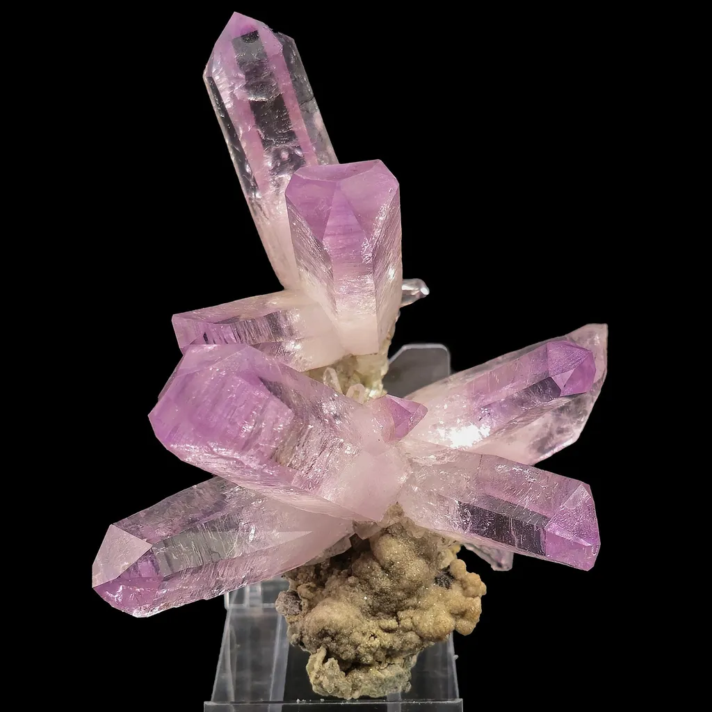 Rare Amethyst Natural Mineral Specimen. image