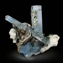 Rare Aquamarine Crystals V/Y Formation on Feldspar Matrix – Skardu Pakistan - image 7