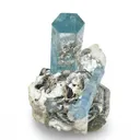 Rare Aquamarine Crystals V/Y Formation on Feldspar Matrix – Skardu Pakistan - image 4