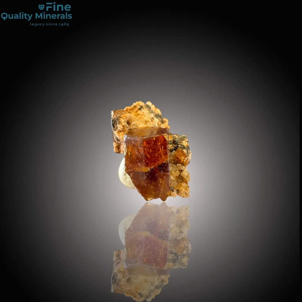 Rare Bastnaesite with Schorl – A Thumbnail Marvel from Zagi Mountains - image 3