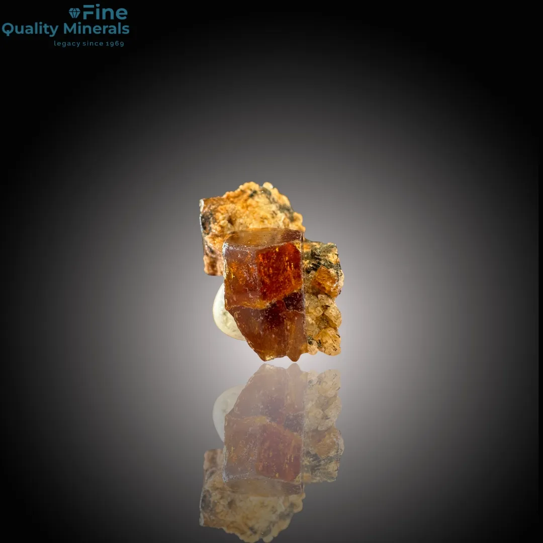 Rare Bastnaesite with Schorl – A Thumbnail Marvel from Zagi Mountains - image 3