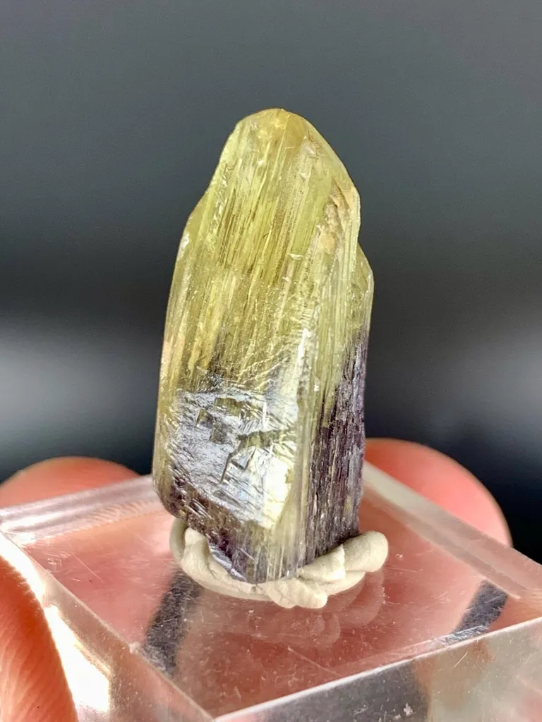 Rare Bicolor Tanzanite from Tanzania - image 8