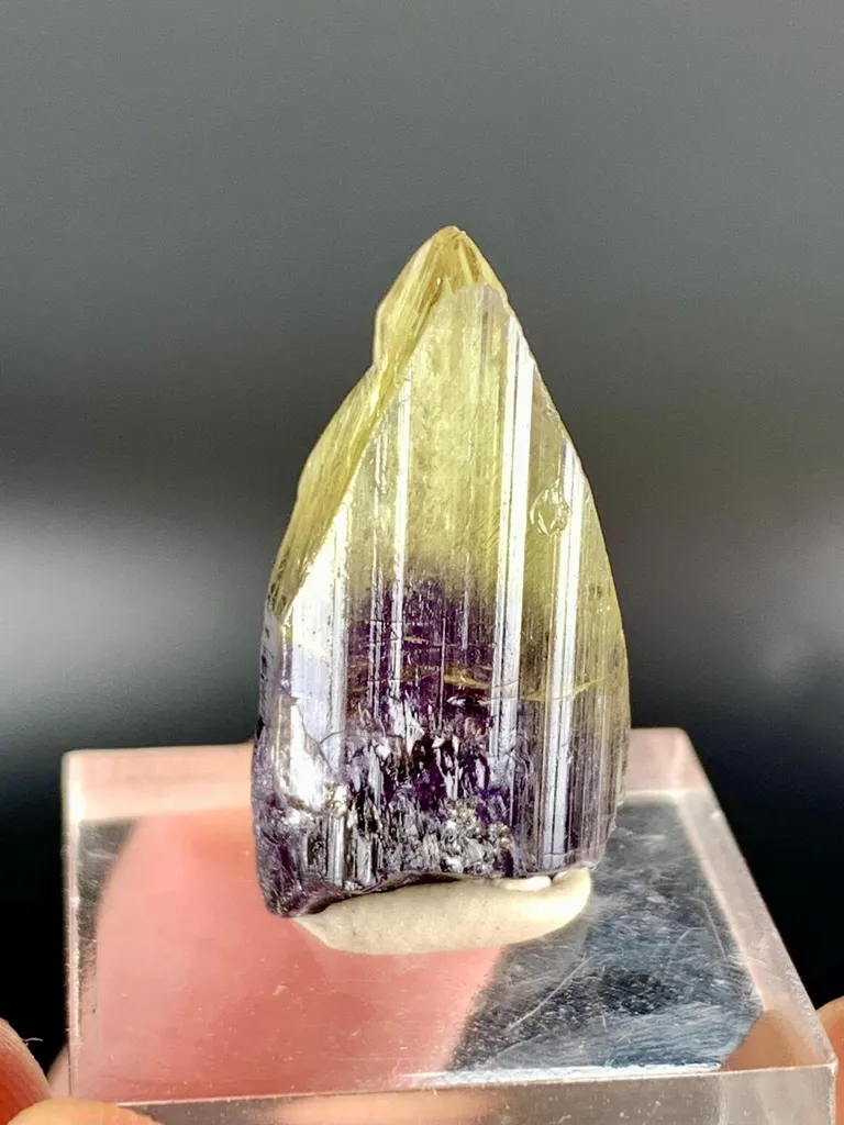 Rare Bicolor Tanzanite from Tanzania - image 7