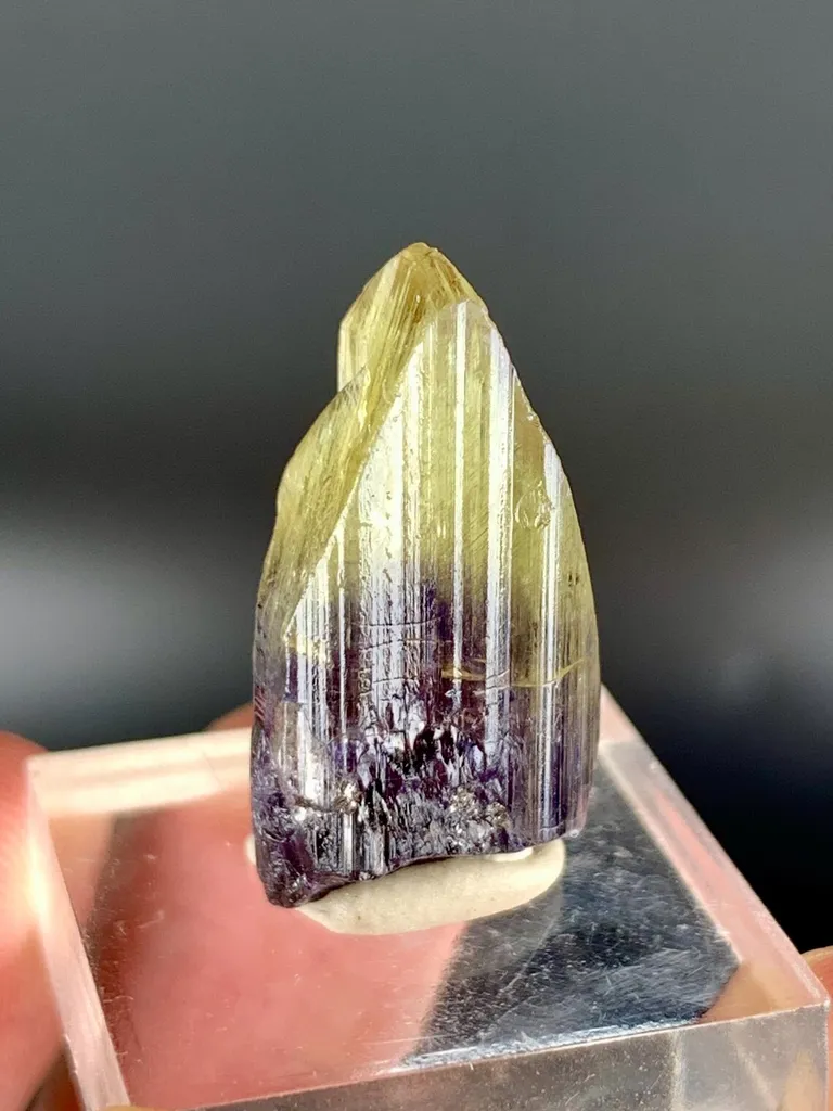 Rare Bicolor Tanzanite from Tanzania - image 6