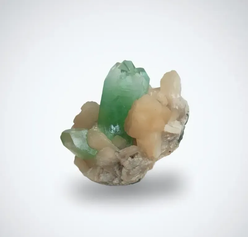 Rare BIG crystal green Apophyllite Madhya Pradesh, Pithampur - image 10