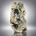 Rare Black Brookite Cluster with Quartz on Matrix from Pakistan - image 5