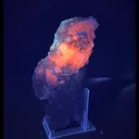 Rare Blade Calcite – Red Fluorescent Natural Mineral Specimen from Mumbai - image 1