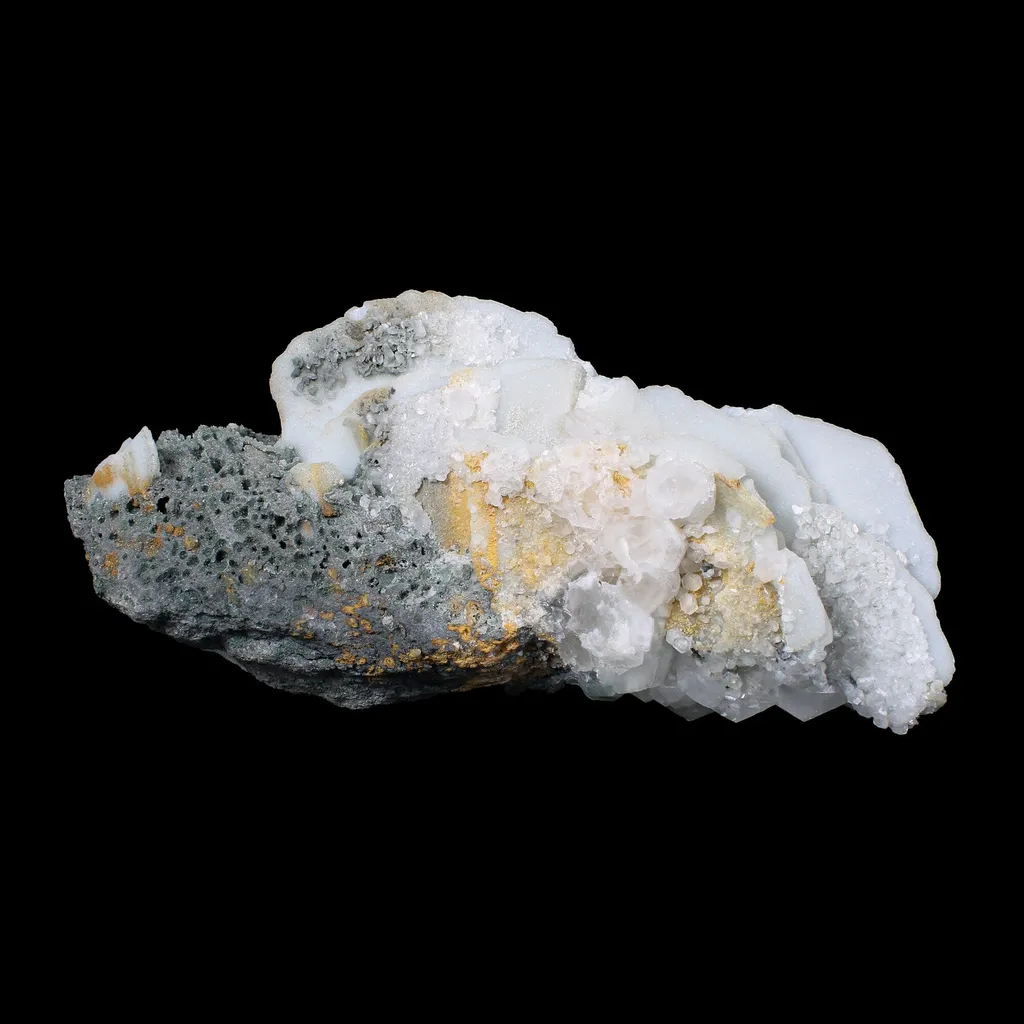 Rare Blade Calcite – Red Fluorescent Natural Mineral Specimen from Mumbai - image 7