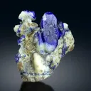 Rare Blue Afghanite with Winchite and Pyrite on Matrix from Afghanistan - 337 gram - image 1