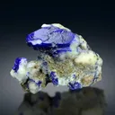 Rare Blue Afghanite with Winchite and Pyrite on Matrix from Afghanistan - 337 gram - image 2
