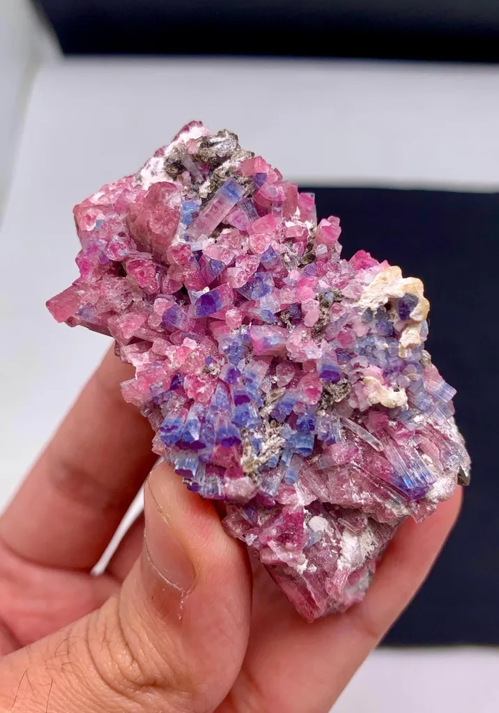 Rare blue cap red Tourmaline from Afghanistan - image 5