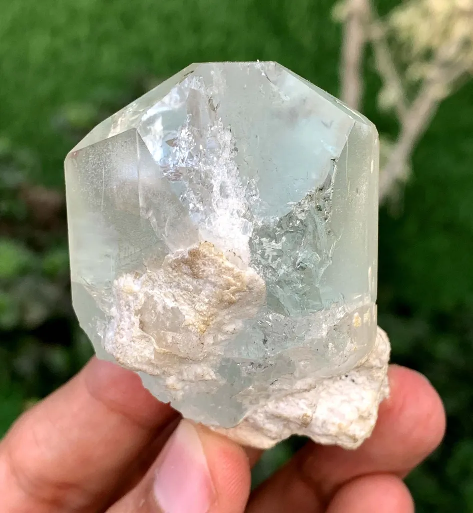 Rare Blue color Topaz with well terminations from Pakistan - image 5