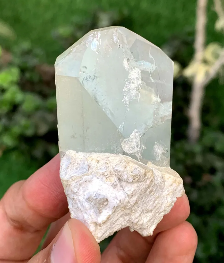 Rare Blue color Topaz with well terminations from Pakistan - image 6