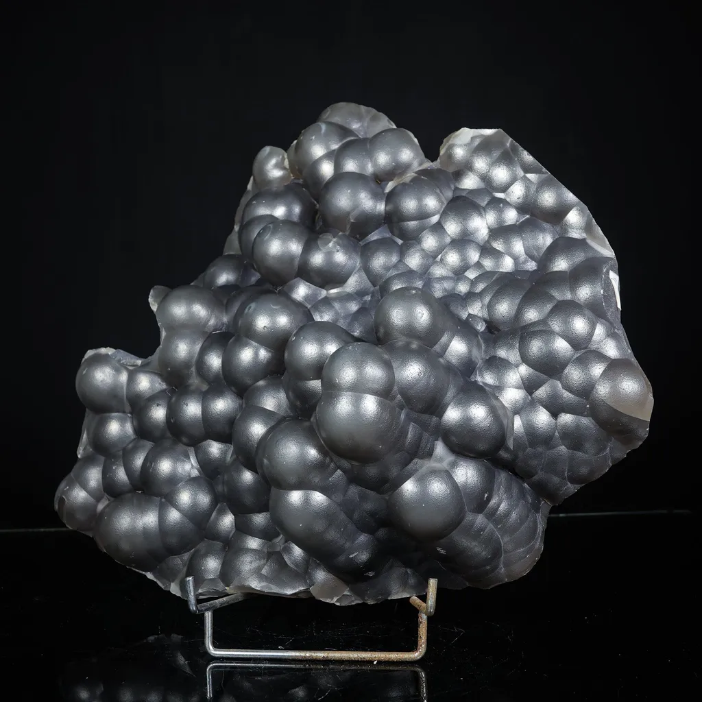 Rare Botryoidal Agatized Chalcedony Mineral Specimen – Natural Indian Crystal Cluster for Collectors - image 4