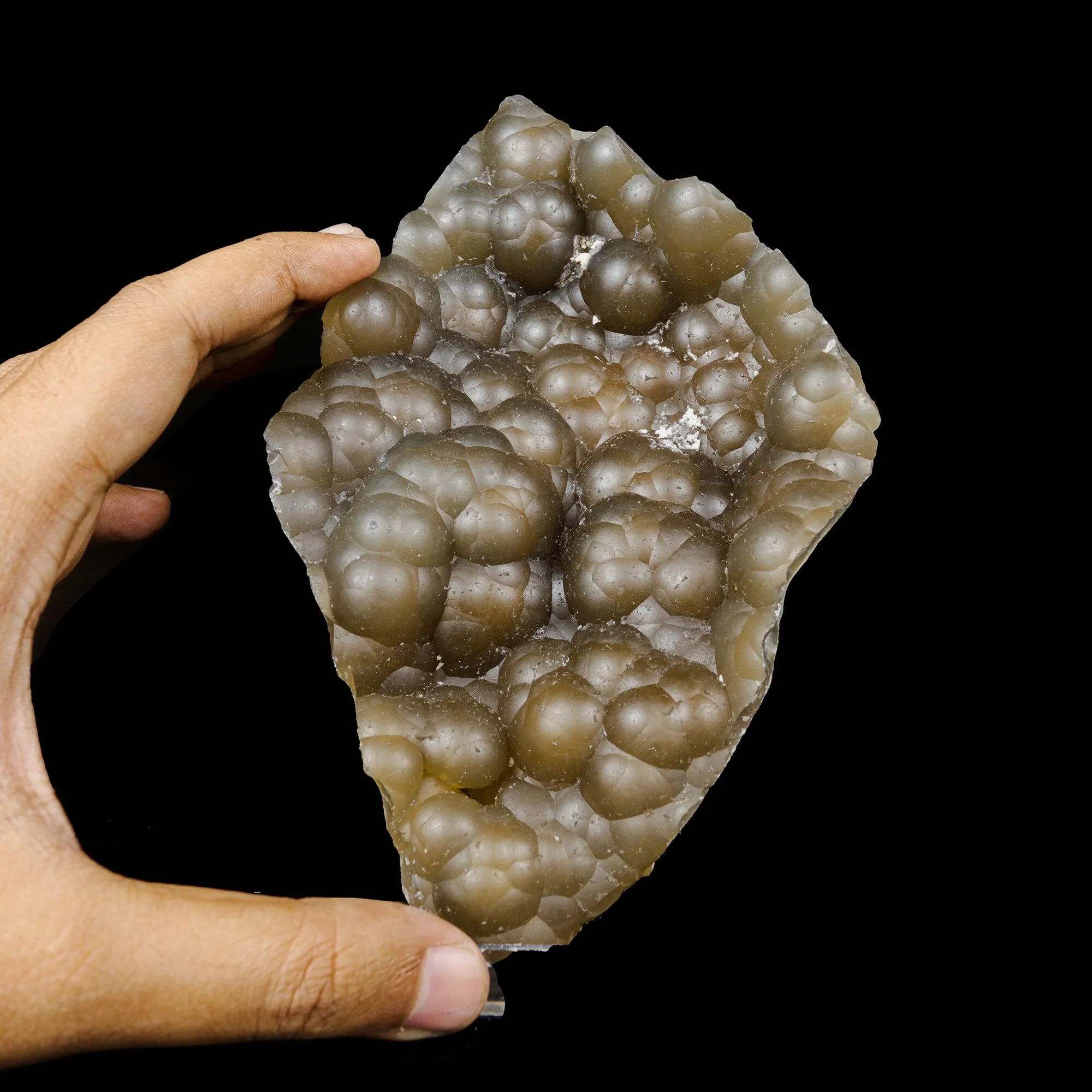 Rare Botryoidal Agatized Chalcedony Mineral Specimen – Natural Indian Crystal Cluster for Collectors - image 4