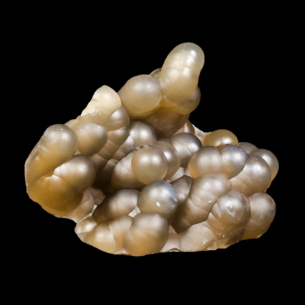 Rare Botryoidal Agatized Chalcedony Mineral Specimen – Natural Indian Crystal Cluster for Collectors - image 4