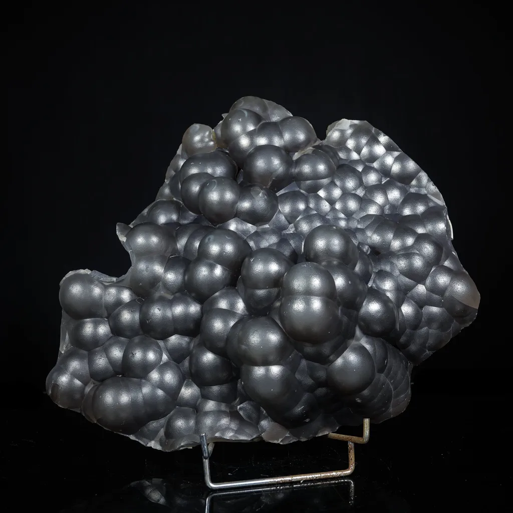 Rare Botryoidal Agatized Chalcedony Mineral Specimen – Natural Indian Crystal Cluster for Collectors image