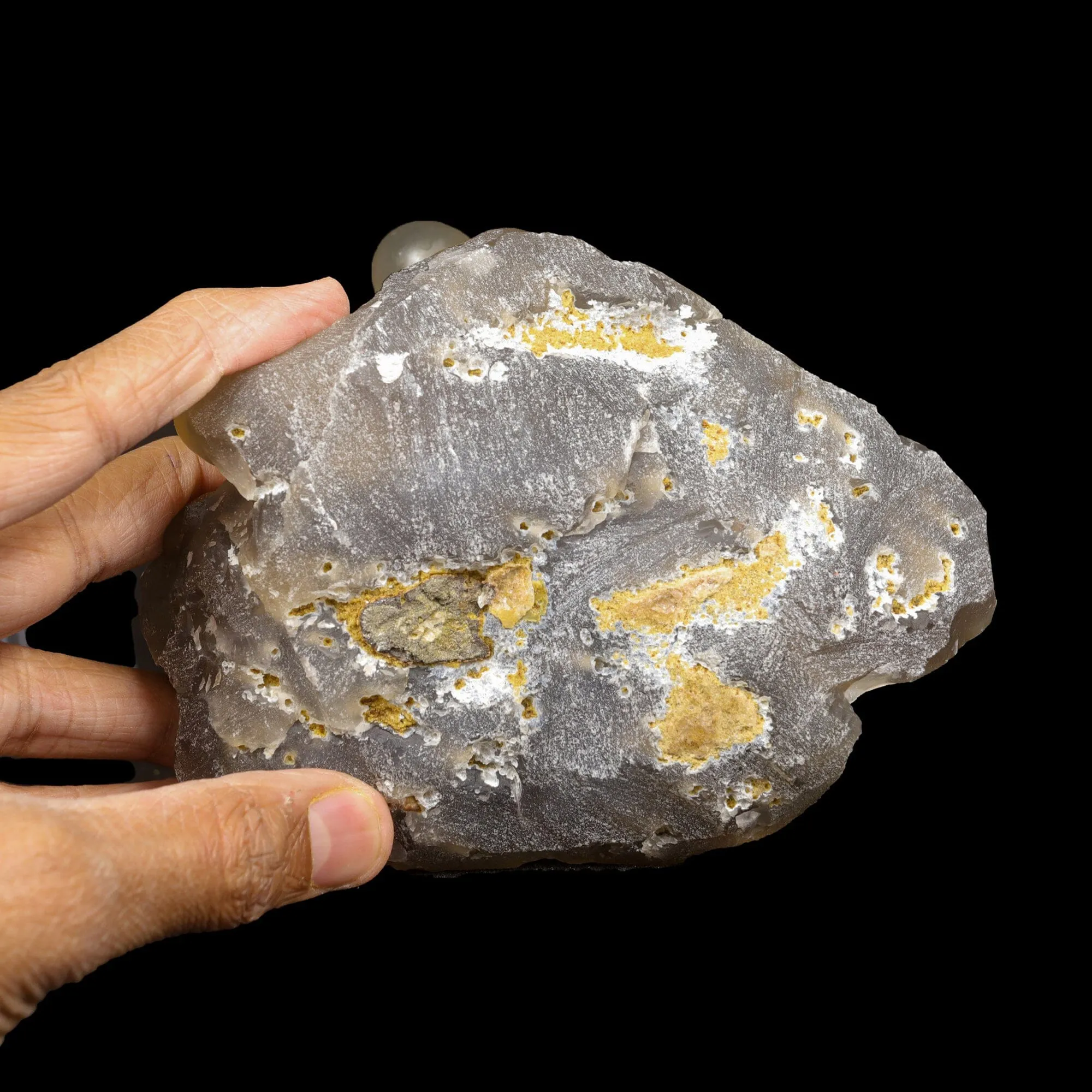 Rare Botryoidal Agatized Chalcedony Mineral Specimen – Natural Indian Crystal Cluster for Collectors - image 6