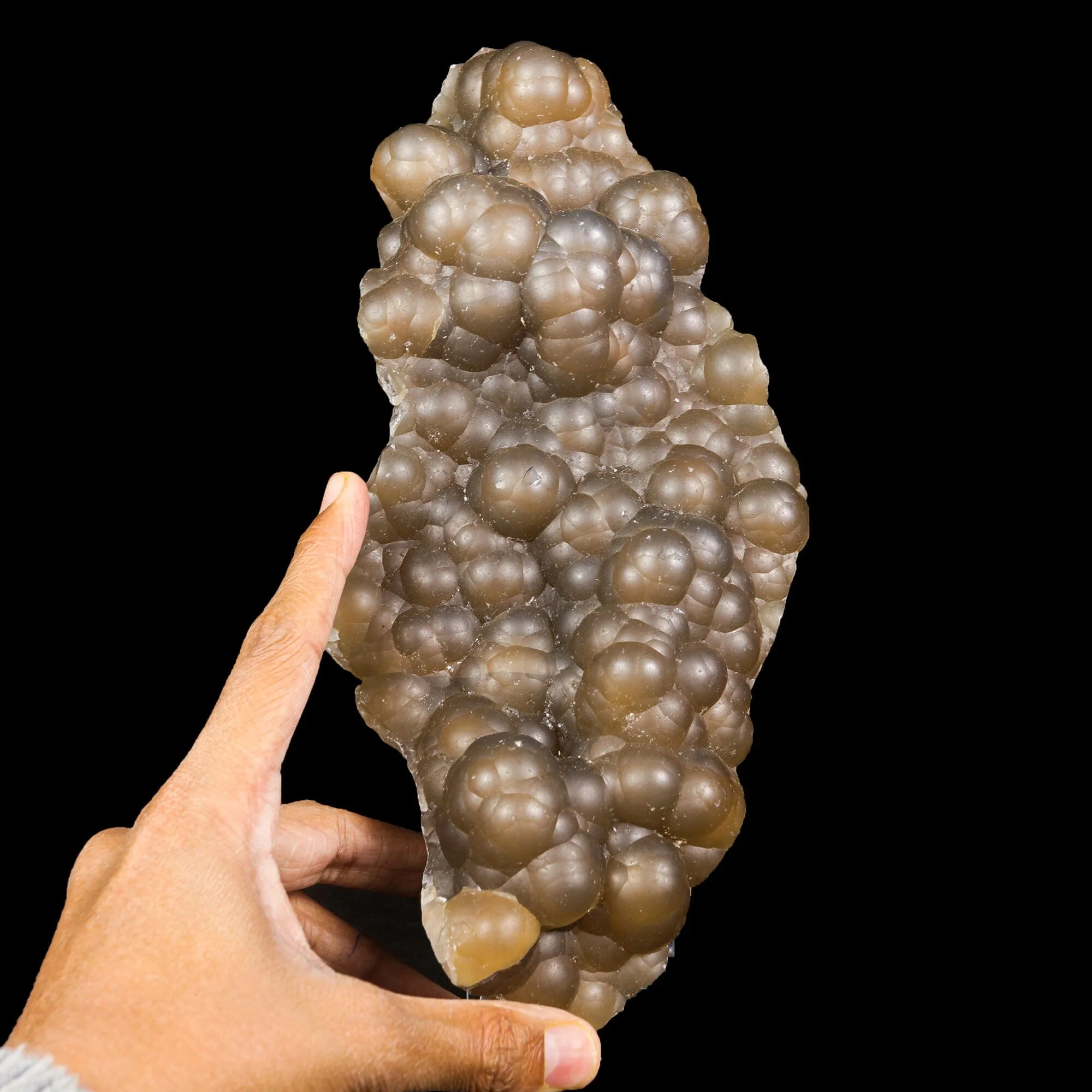 Rare Botryoidal Agatized Chalcedony Mineral Specimen – Natural Indian Crystal Cluster for Collectors - image 4