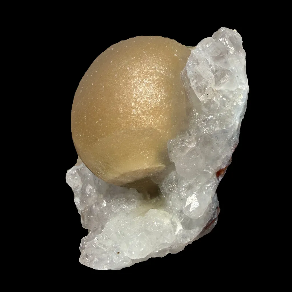 Rare Botryoidal Fluorite on Quartz Matrix – Premium Indian Mineral Specimen from Madhya Pradesh - image 5