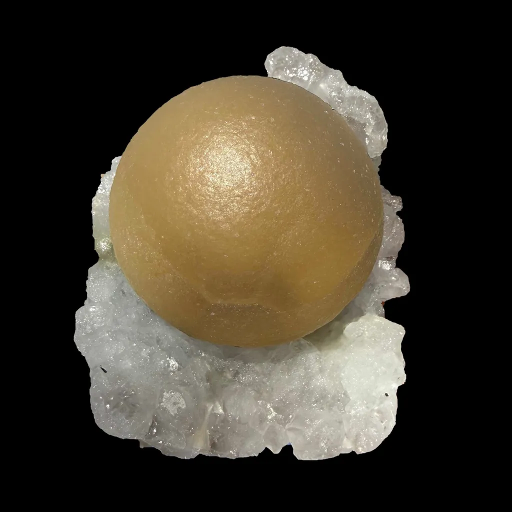 Rare Botryoidal Fluorite on Quartz Matrix – Premium Indian Mineral Specimen from Madhya Pradesh image