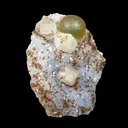 Rare botryoidal fluorite with calcite cube from India—premium natural zeolite specimen for collectors and crystal healers - image 4
