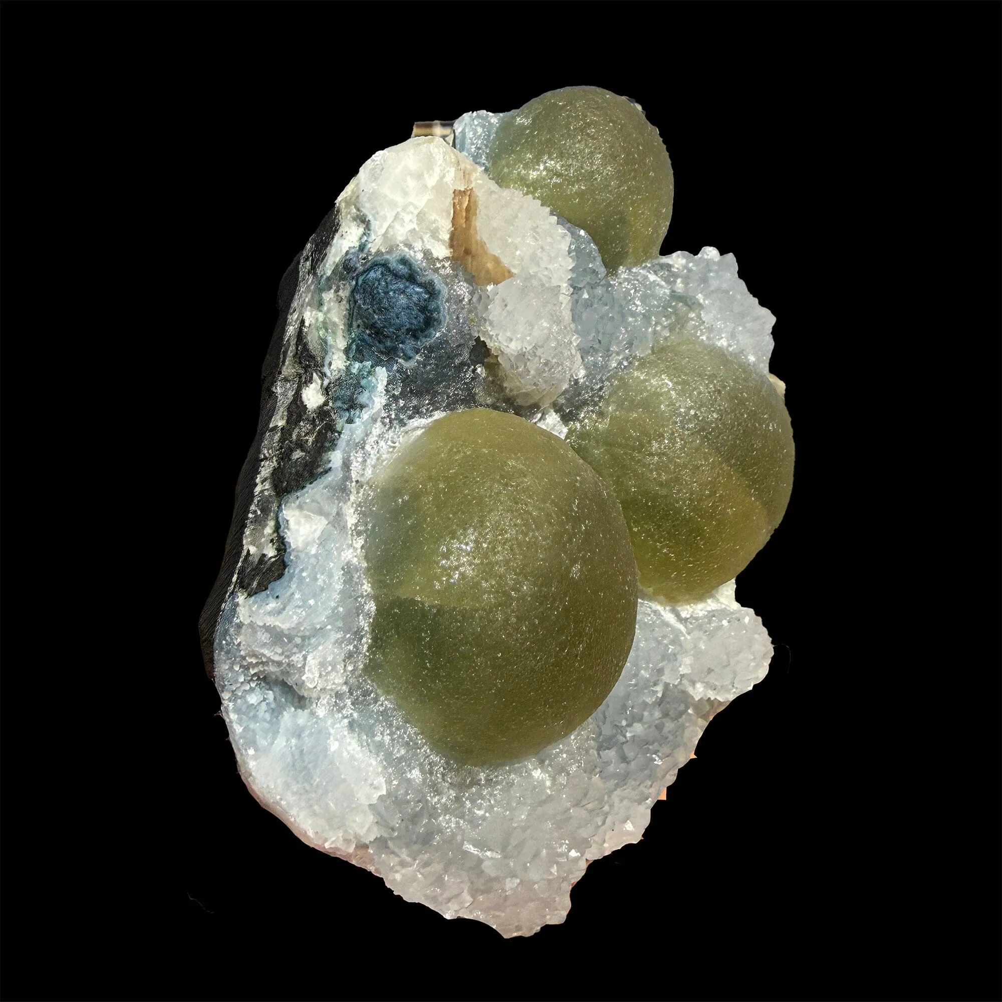 Rare Botryoidal Green Fluorite on Crystal Matrix – Natural Indian Mineral Specimen | Collector Grade | - image 3