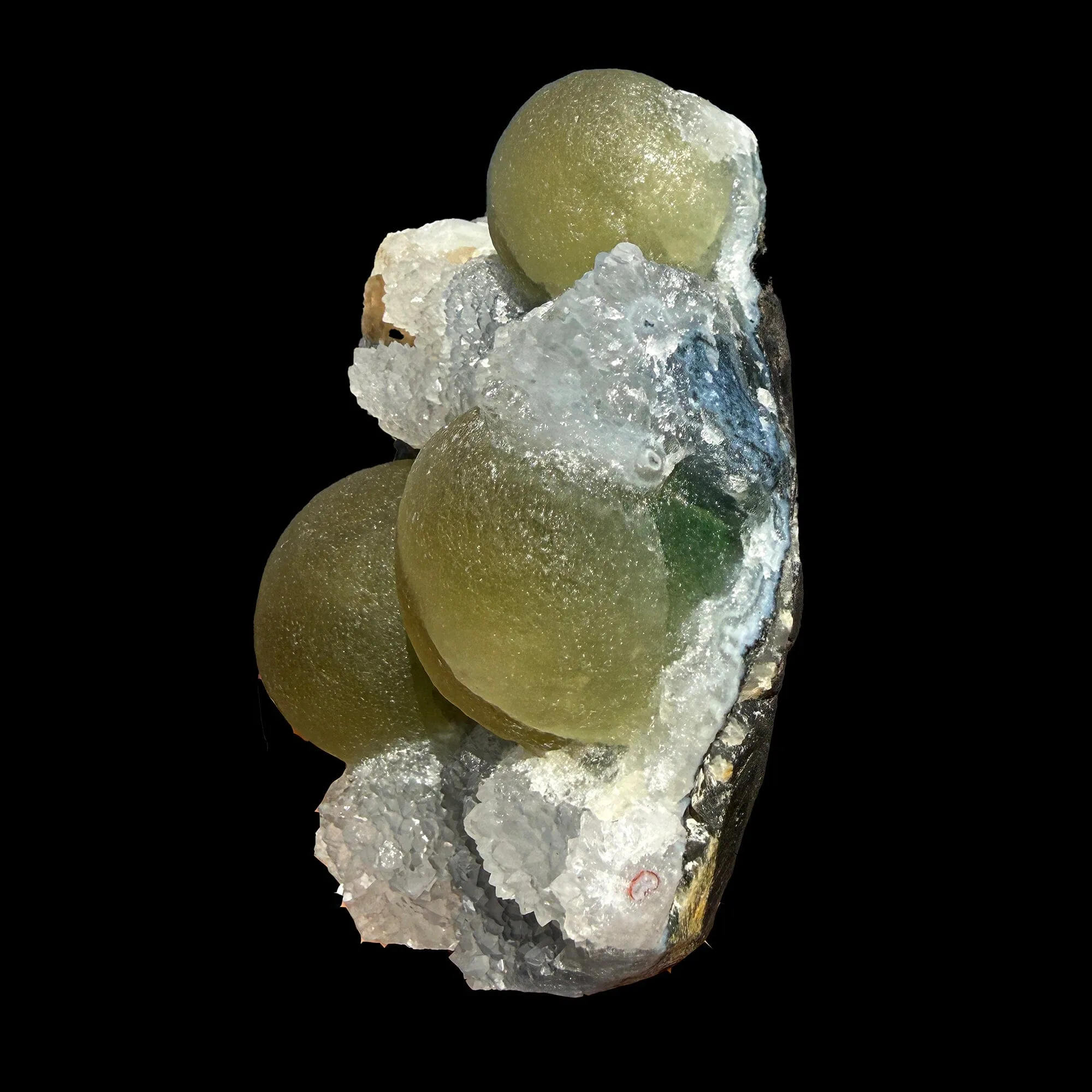 Rare Botryoidal Green Fluorite on Crystal Matrix – Natural Indian Mineral Specimen | Collector Grade | - image 4