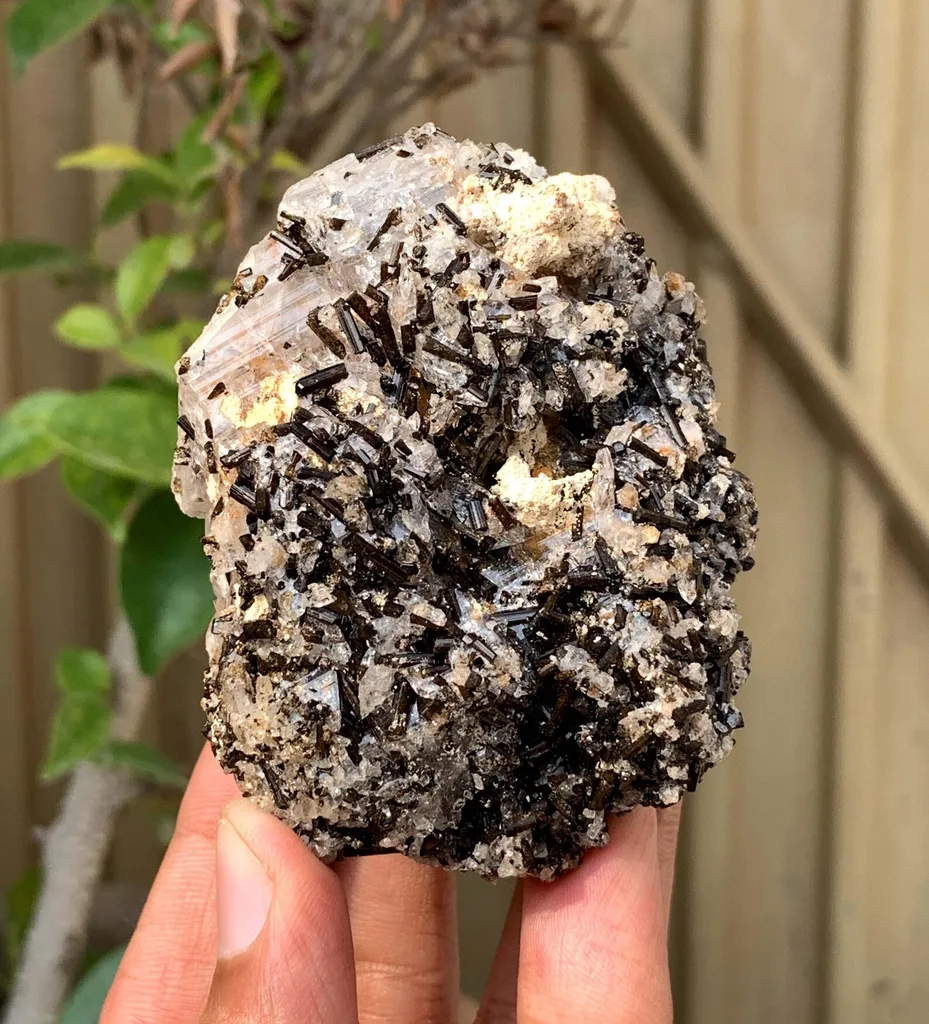 Rare Brown Childrenite Crystals Cluster on Quartz Specimen from Pakistan - image 4
