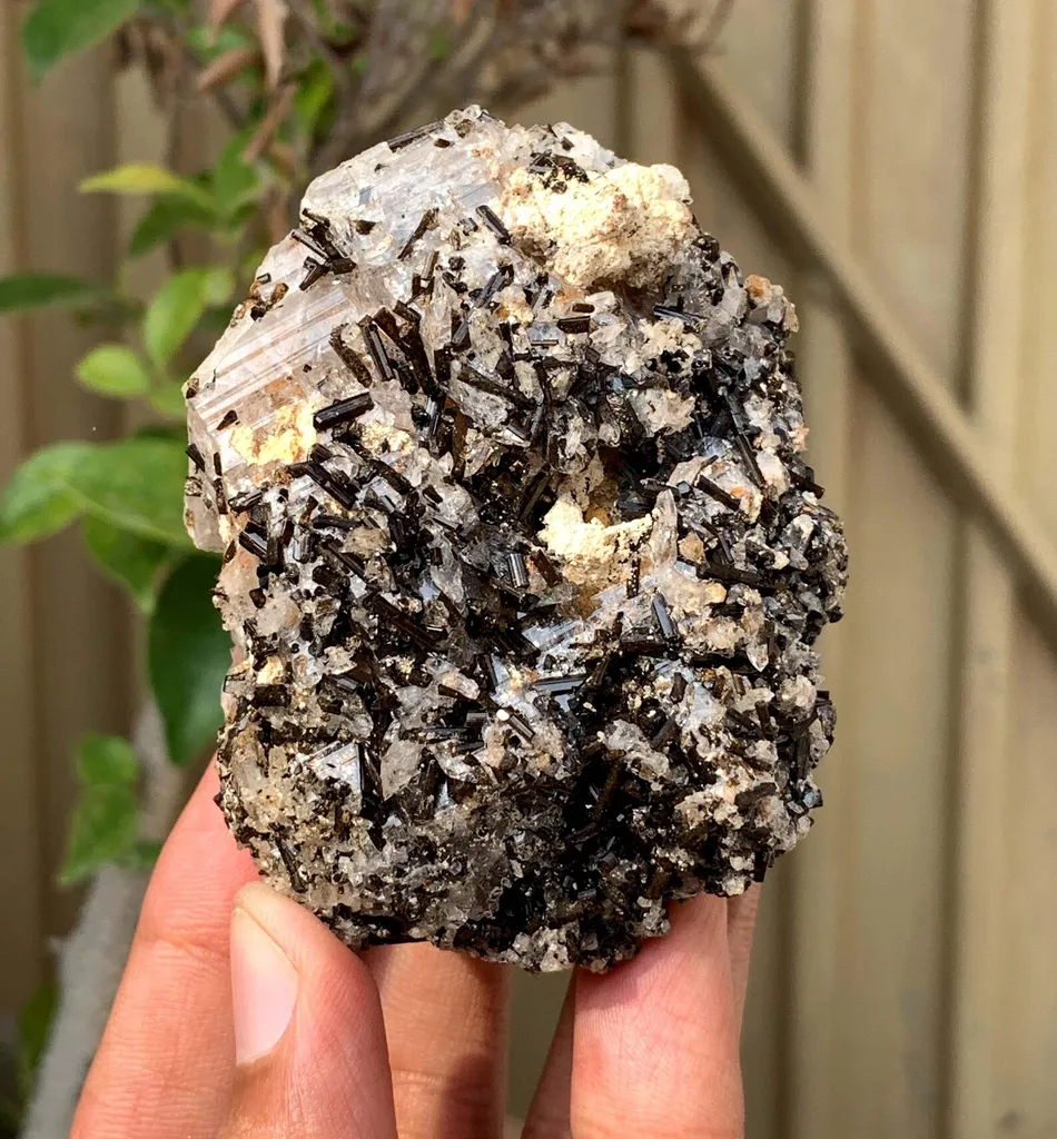 Rare Brown Childrenite Crystals Cluster on Quartz Specimen from Pakistan - image 2