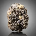 Rare Brown Childrenite Crystals Cluster on Quartz Specimen from Pakistan - image 1