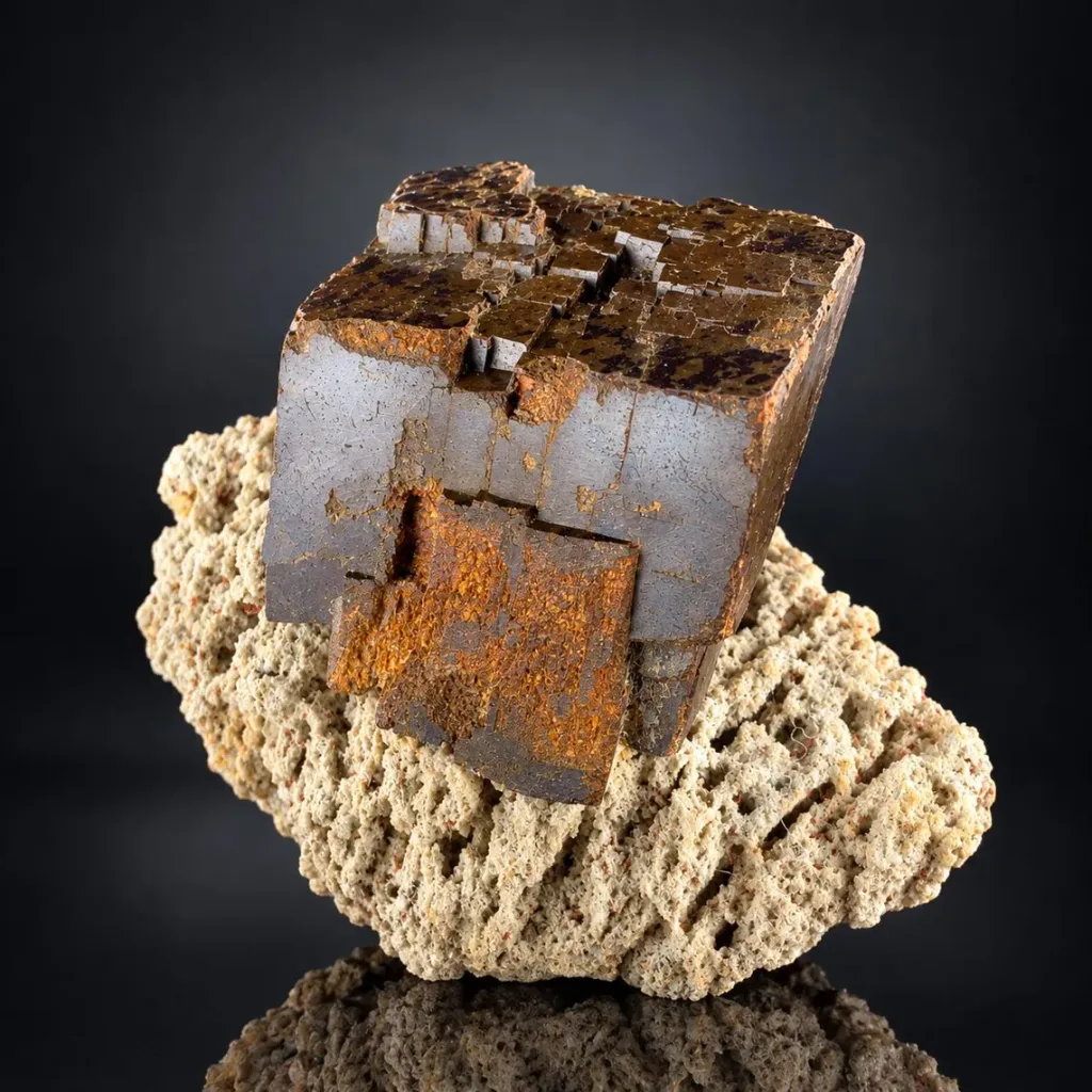 Rare Brown Siderite on Matrix from Pakistan - image 4