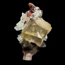 Rare Calcite Cube with Red Apophyllite – Natural Indian Zeolite Mineral Specimen | Collector Grade Crystal Display Piece - image 5
