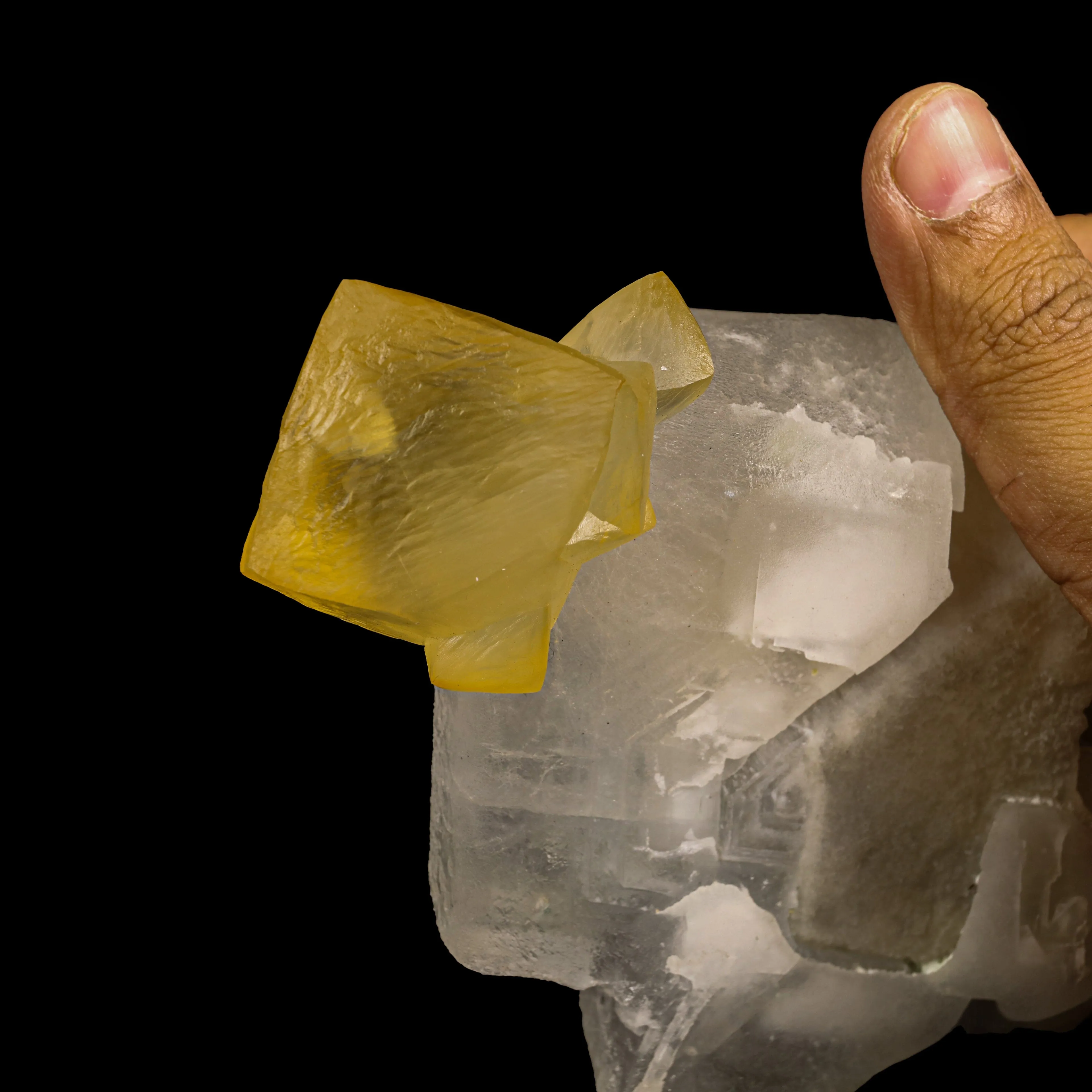 Rare Calcite on Barite Natural Mineral Specimen - image 6