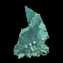 Rare Calcite on Green Chalcedony plate from India—premium zeolite for collectors - image 6