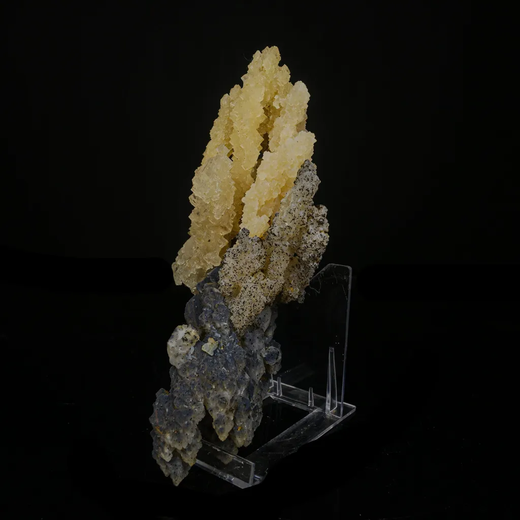 Rare Calcite with Chalcedony | Unique Indian Mineral Formation image