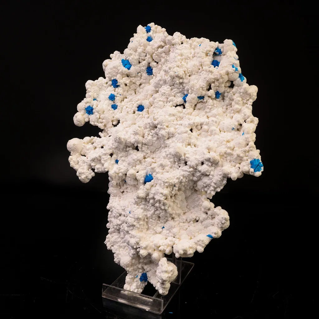 Rare Cavansite on floater Mordenite natural Mineral Specimen - image 3
