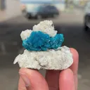 Rare Cavansite Self Standing Specimen from Wagholi Pune India - image 6