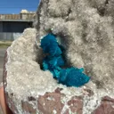 Rare Cavansite Shimmering Heulandite – Self Standing Lustrous Crystal Mineral Specimen from India | Collector Display Piece - image 4