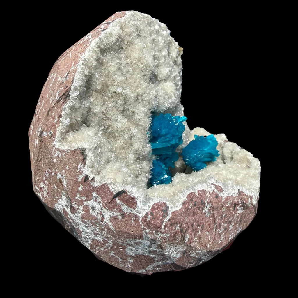 Rare Cavansite Shimmering Heulandite – Self Standing Lustrous Crystal Mineral Specimen from India | Collector Display Piece - image 8