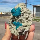 Rare Cavansite with Stilbite on Shimmering Heulandite – Self Standing Lustrous Terminated Crystal Mineral Specimen from India | Collector Display Piece - image 8