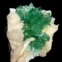 Rare Dark Green Apophyllite Flower Formation Crystal Specimen from Savda Quarry, Jalgaon, India – Sharp Terminated Collector Mineral | Global Premium Display Piece| Collector Display Piece - image 3