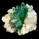 Rare Dark Green Apophyllite Flower Formation Crystal Specimen from Savda Quarry, Jalgaon, India – Sharp Terminated Collector Mineral | Global Premium Display Piece| Collector Display Piece - image 4