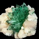 Rare Dark Green Apophyllite Flower Formation Crystal Specimen from Savda Quarry, Jalgaon, India – Sharp Terminated Collector Mineral | Global Premium Display Piece| Collector Display Piece - image 2