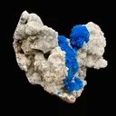 Rare Deep Blue Cavansite on Heulandite Matrix – Premium Indian Zeolite Collector Specimen from Pune - image 3
